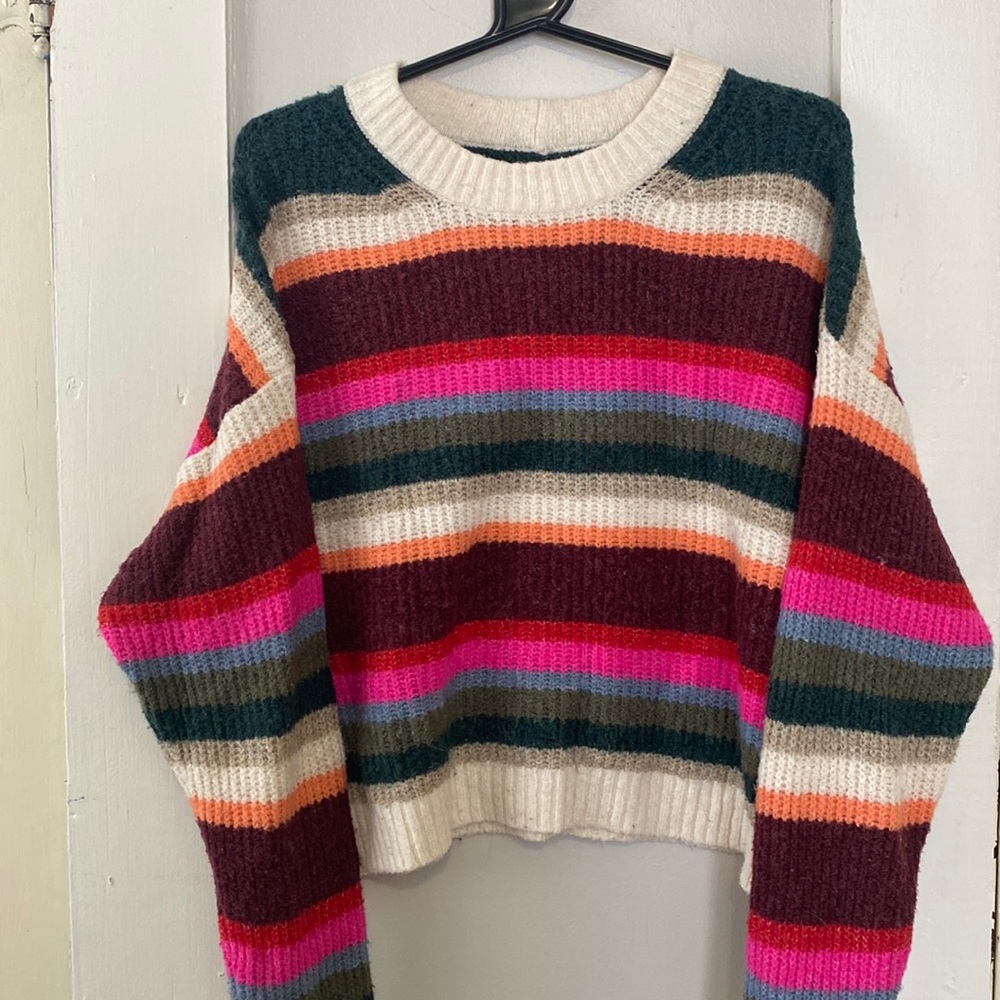 American Eagle Striped Sweater